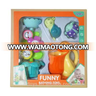 2017 hot new products plastic stacking bath toy set with CE